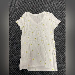 Lemon Print GAP V-neck